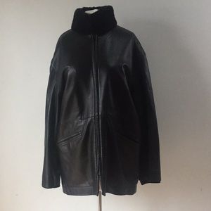 Reversible Leather Coat